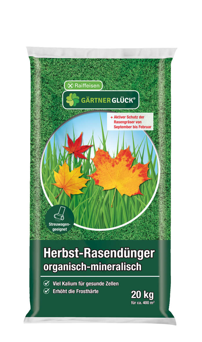 GÄRTNERGLÜCK Herbstrasendünger org/min